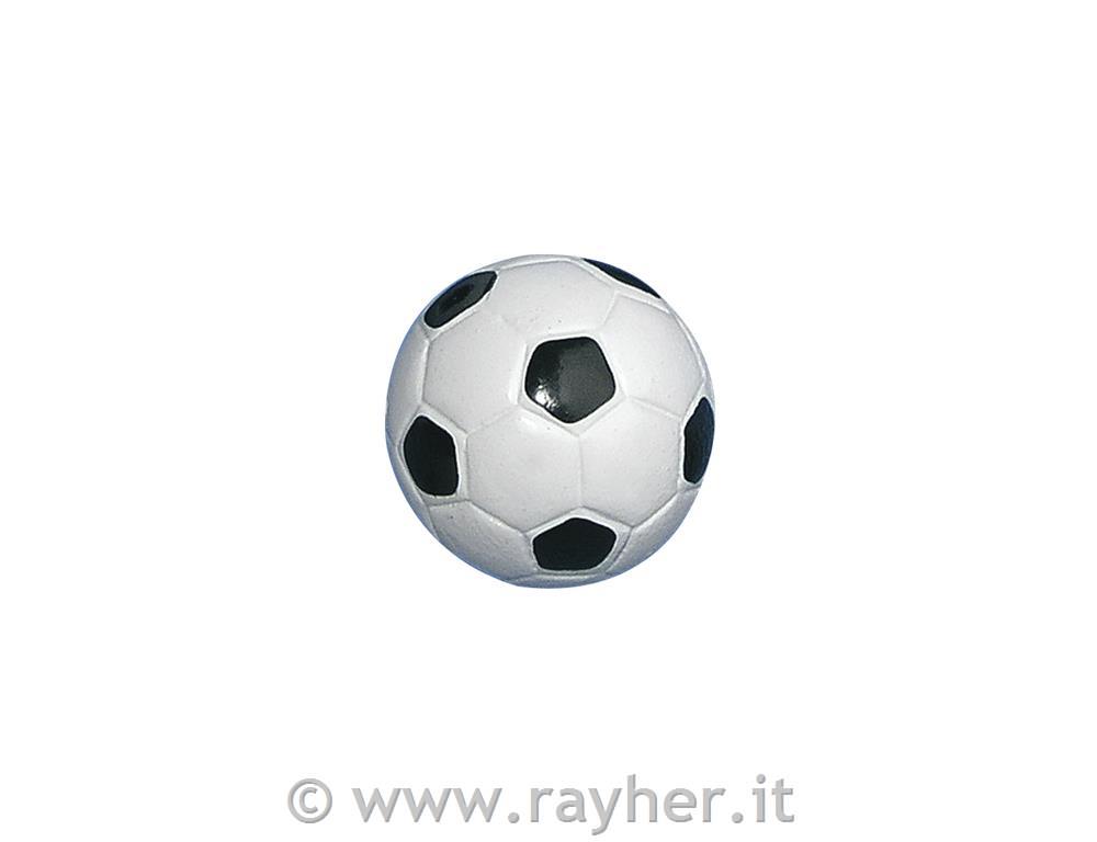 Pallone da calcio di poliresina2,5 cm o, busta 6 pz
