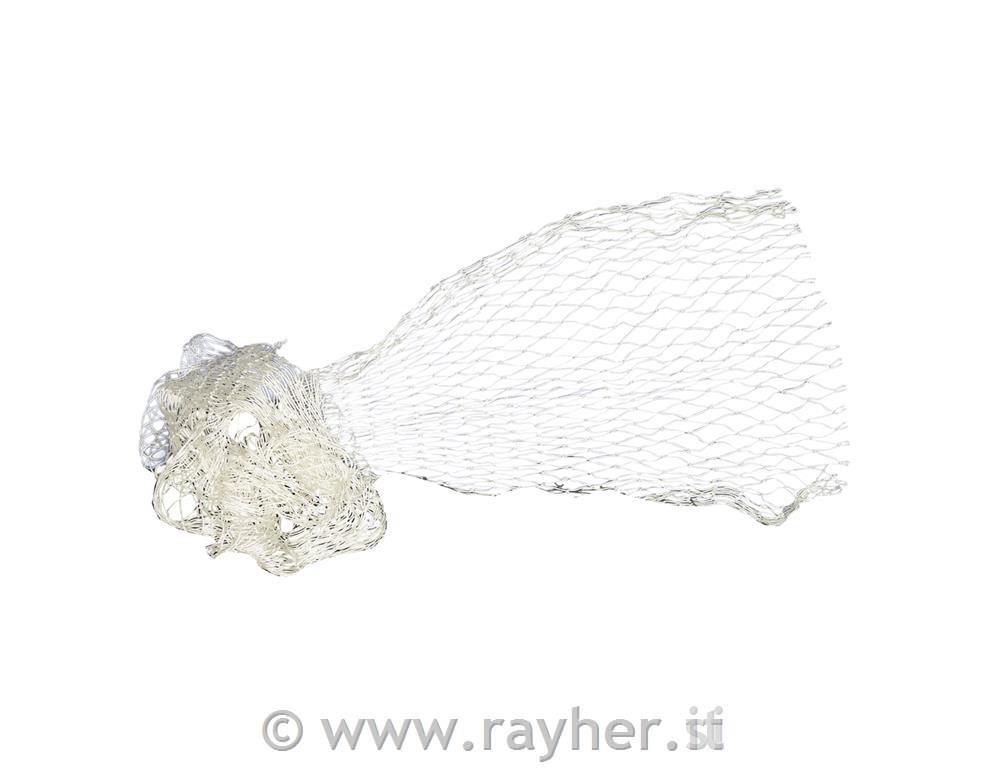 Fishing net, 60x125 cm, natural, tap-bag