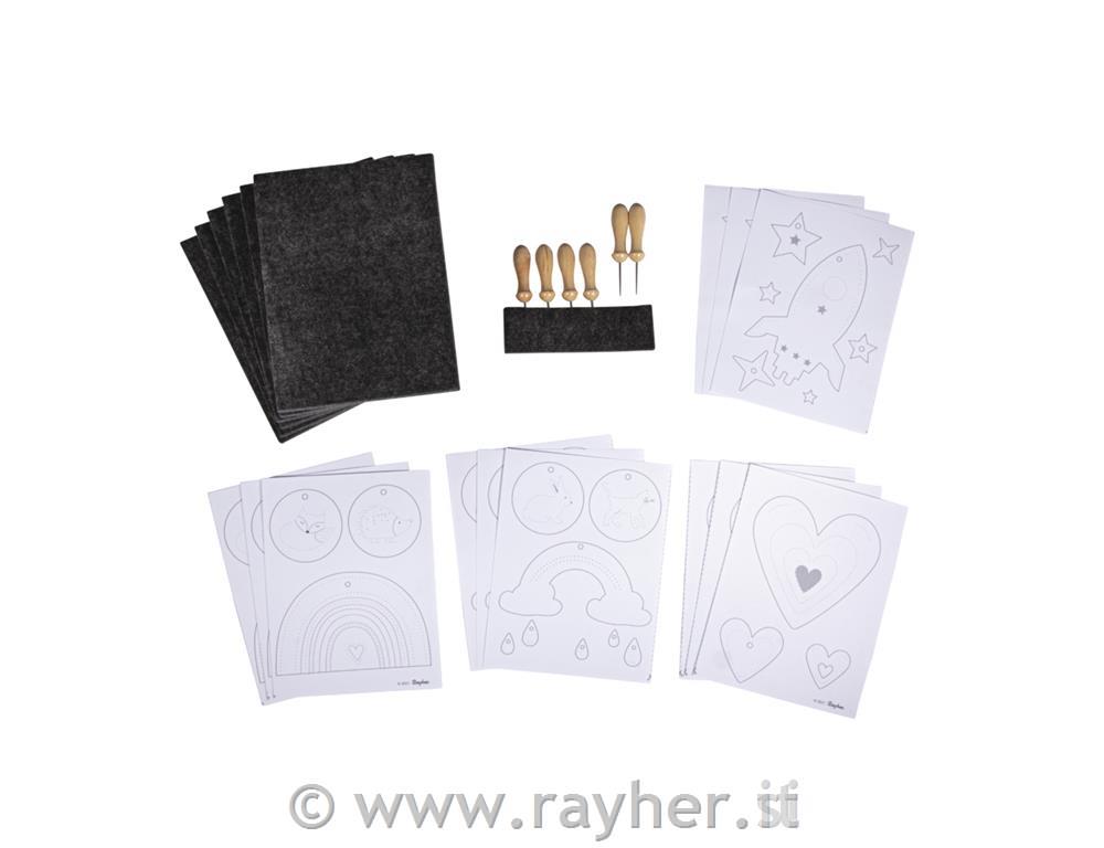 Set creativo Pricking set XL con motivi