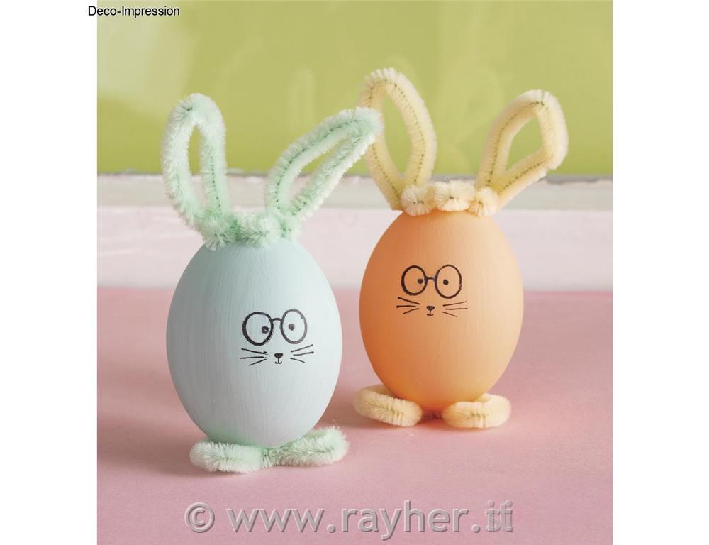 Un set di pon pon, fili pelosi e occhi125 pezzi, toni pastello