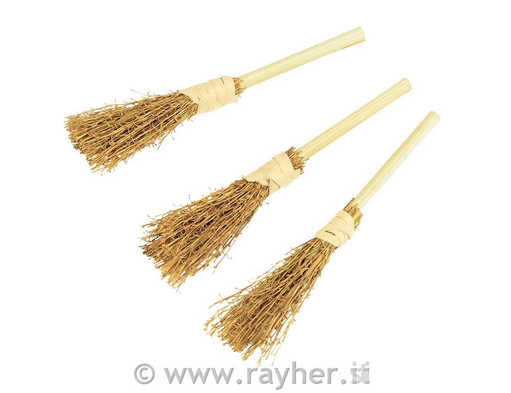 Metla, dekorativna, 9,5 cm, 3 kom.