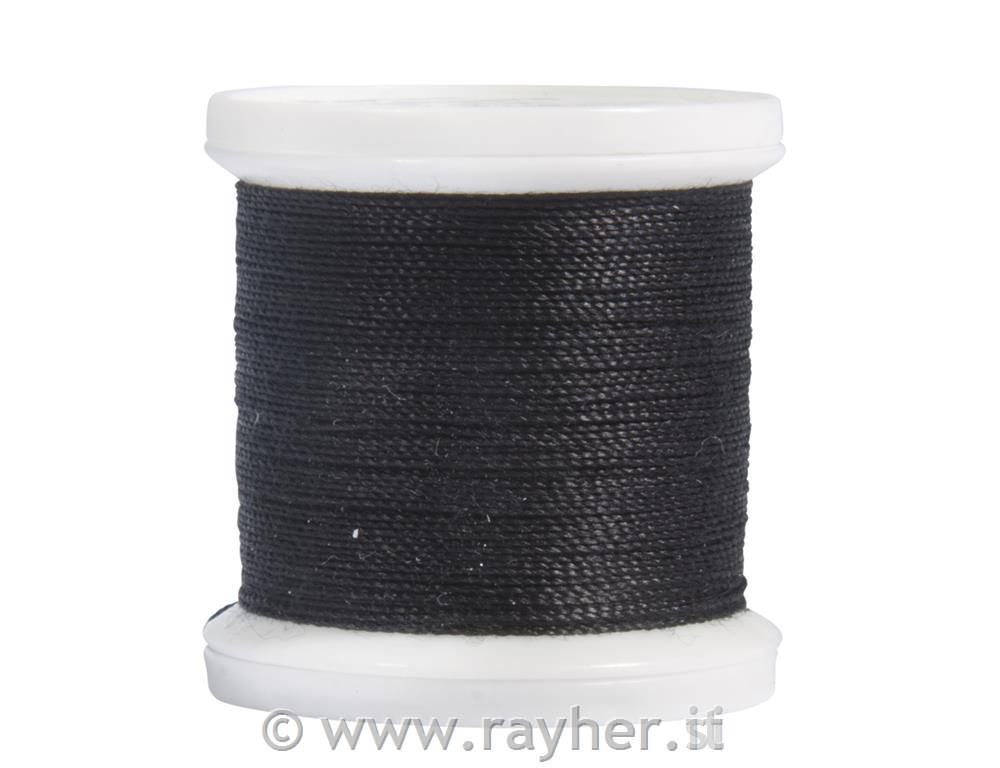 Filo per perle, 0,5mm o100m, bus.blis. 1 rocchettonero