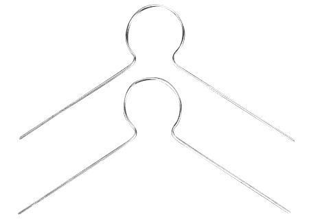 Gancio per sfereargento, busta 25 pz