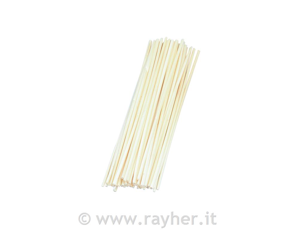 Blades of straw, 22 cm long, bag 50 stra