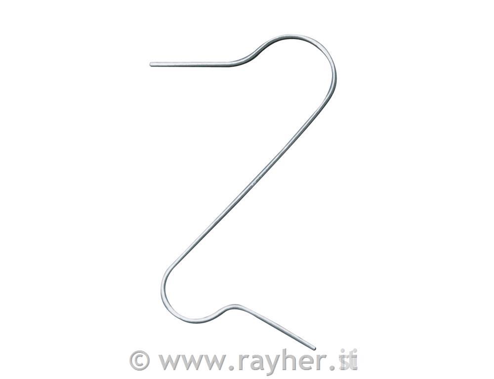 Gancio per sferebusta 50 pzplatino