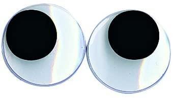 Plastic wiggling eyes to glue on, 20 mm