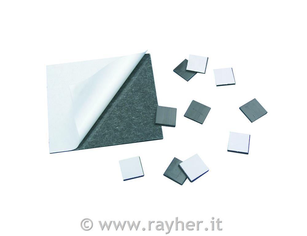 Magnetic foil,80x75mm,2 mm self-adhesive