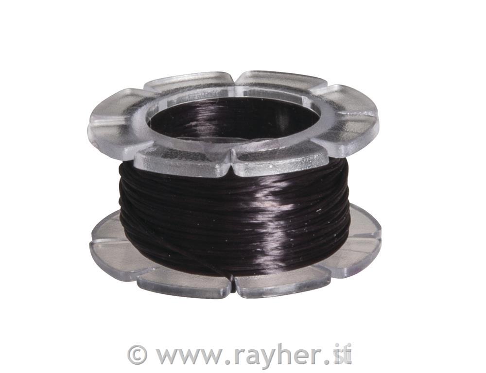 Magic-stretch, black, 0,8 mm, tab-bag. s