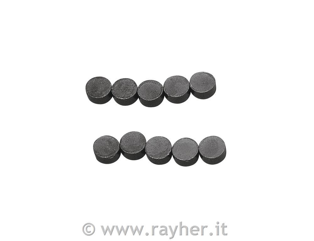 Magneti, 8 mm o, debelina 4 mm, 10 kom.