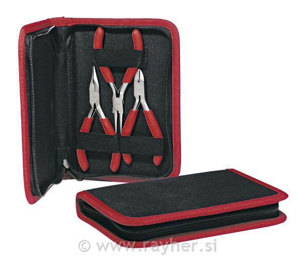 Set pinze con astuccioset 3 pinze