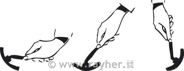 Pripomoček za ustvarjanje vzorca, širina 7,5 cm, struktura lesa