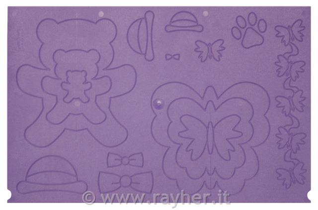 Tavoletta supplem., per Ultimat probusta 1 pezzo, Teddy, farfalla