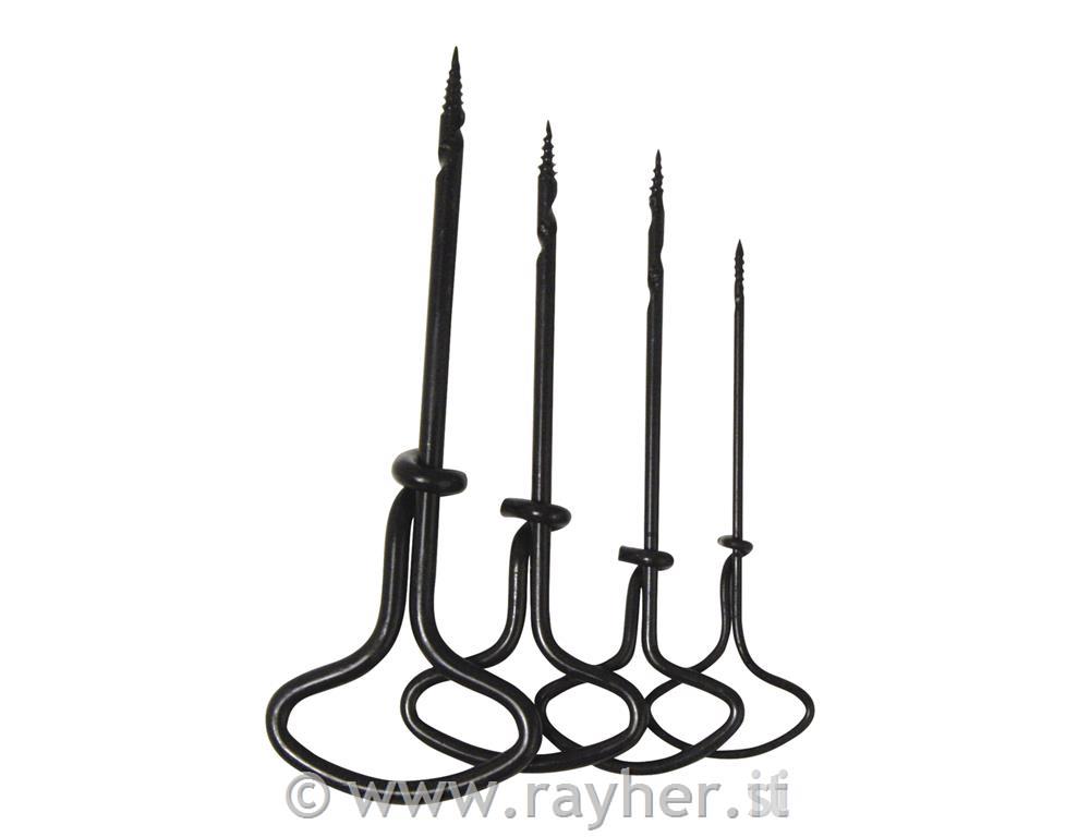 Ročni svedri za luknanje, kovinski 2+3+4+5 mm, 4 kom.