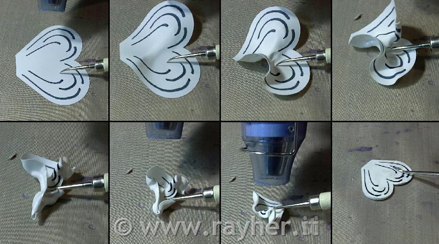 Skrčljiva folija, bela, 262x202 mm, 6 kosov