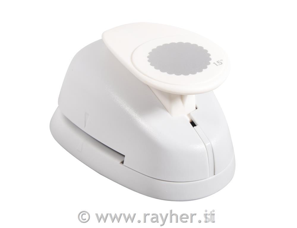 Motive puncher: Round with deco border,