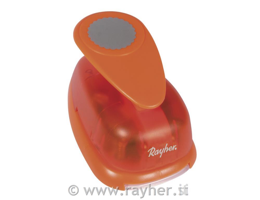 Luknjač: krog z dekorativnim robom, o 5,08 cm, (2")