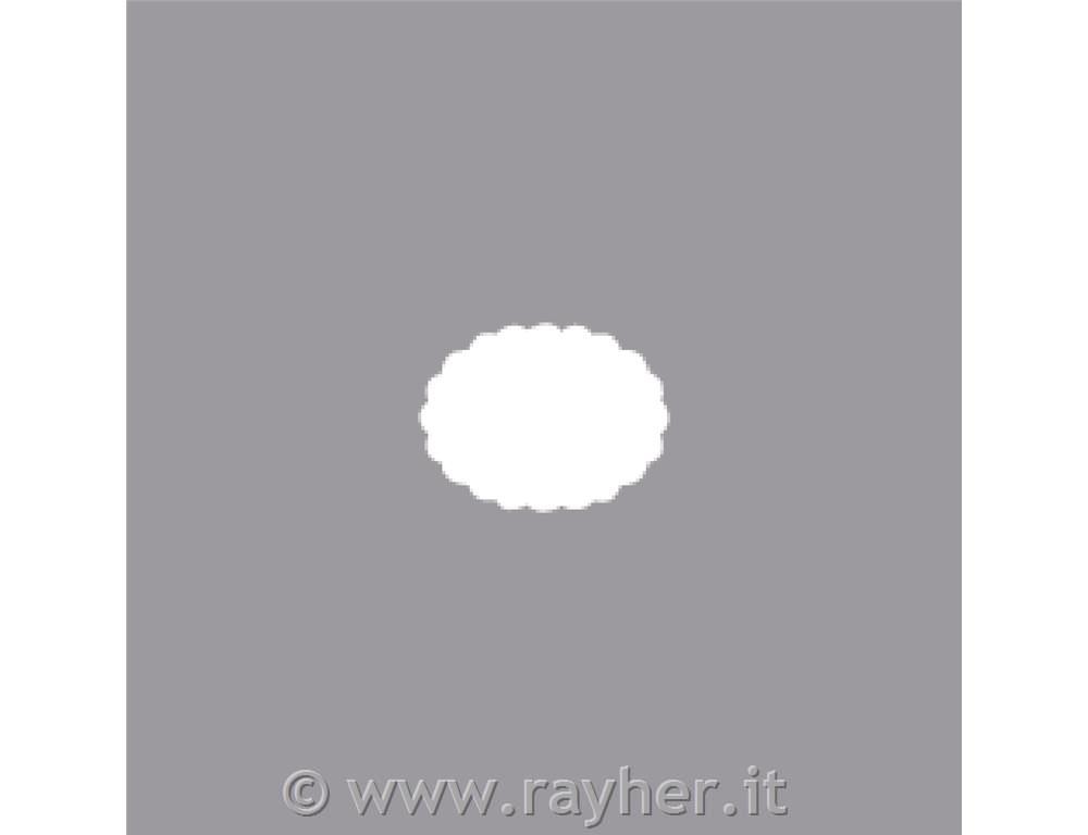 Perforatore: ovale c.bordaturalarghezza: 2,54 cm, (1")