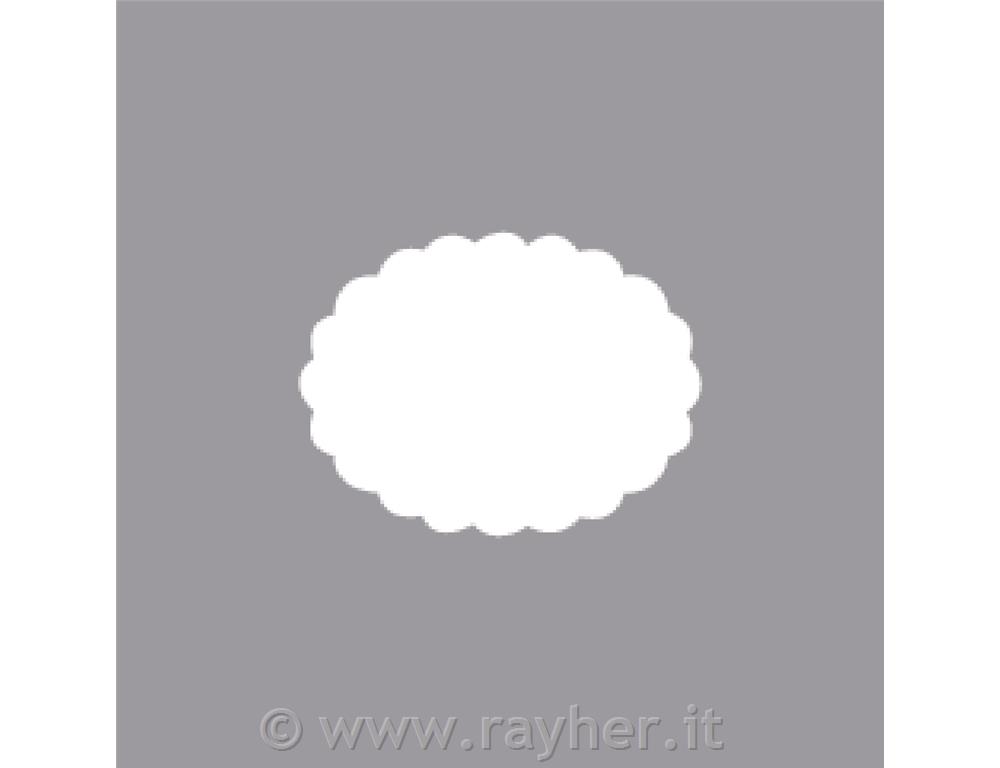 Perforatore: ovale c.bordaturaLarghezza: 4,45 cm, (1 3/4")