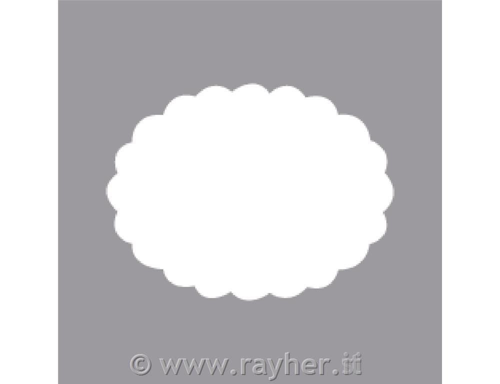 Perforatore: ovale c.bordaturaLarghezza: 6,35 cm, (2 1/2")