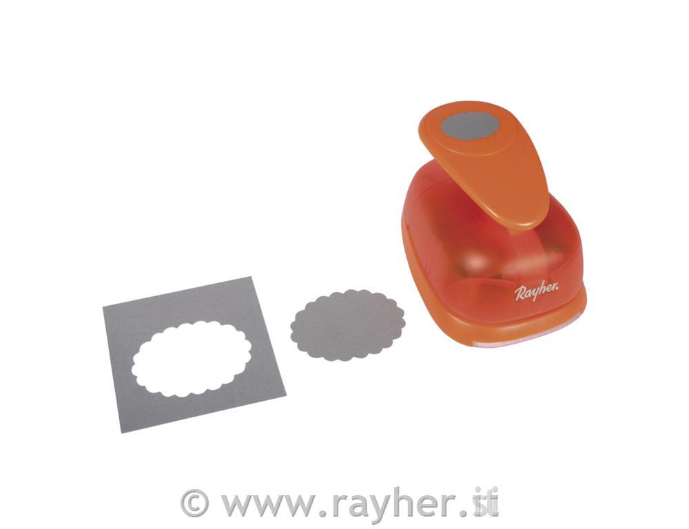 Perforatore: ovale c.bordatura8cm, (3")