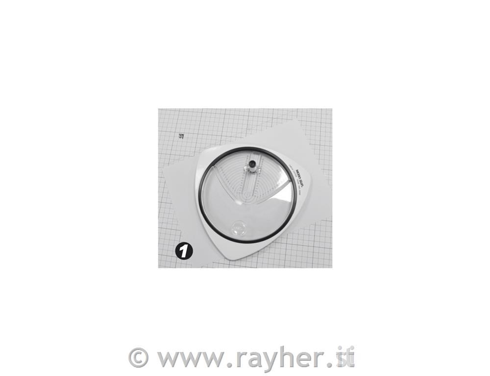 Rezalnik za kroge 2.4cm-15.3cm, vključena 3 nadomestna rezi