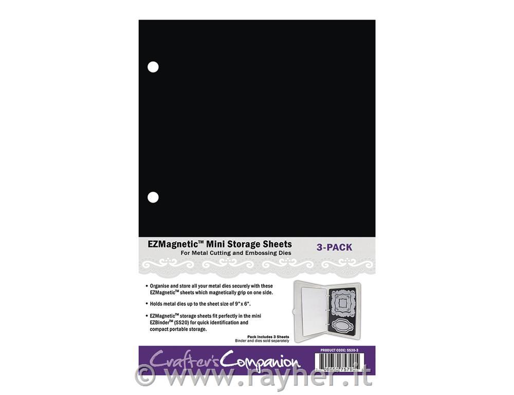 Magnetna plošča za shranjevanje šablon, 3 kosi, 24x17,7cm