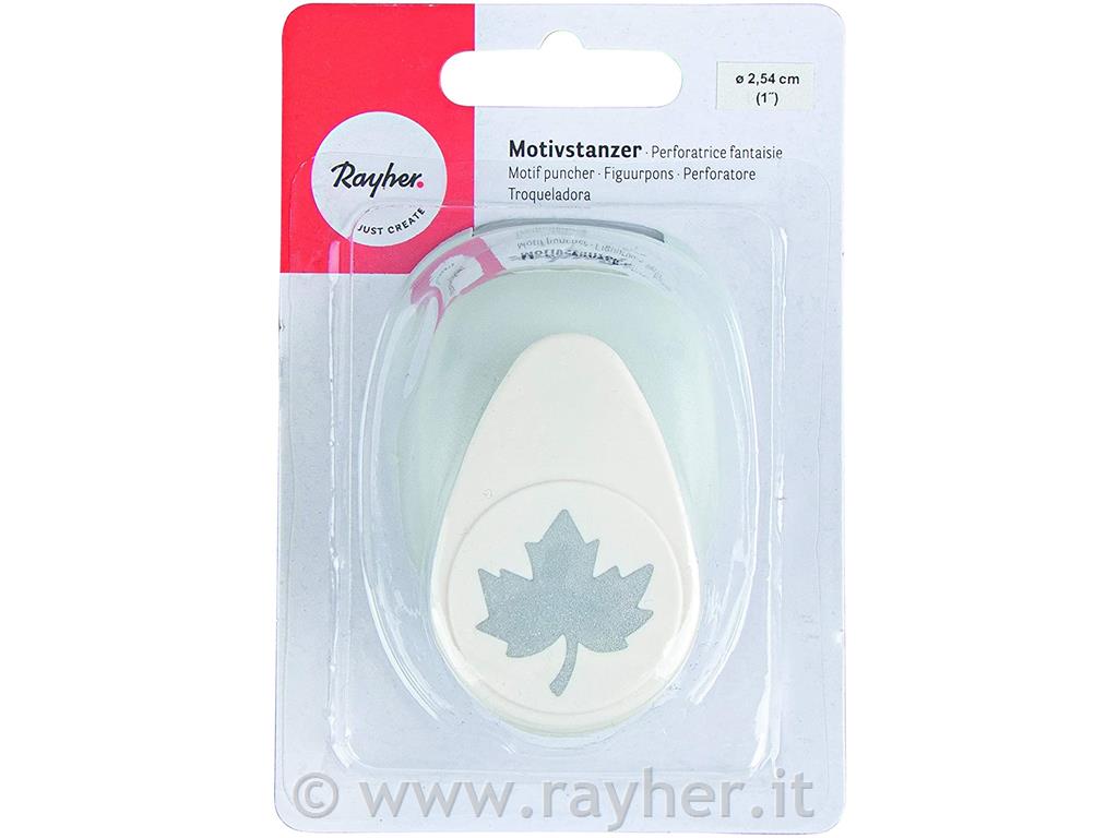 Luknjač, javorjev list, 2,54cm