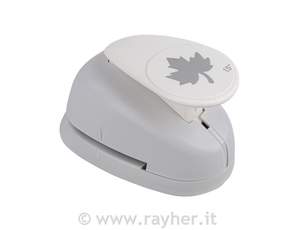 Perforatore: foglia rovere 3,81cmo(1 1/2"), bus.blister 1pz
