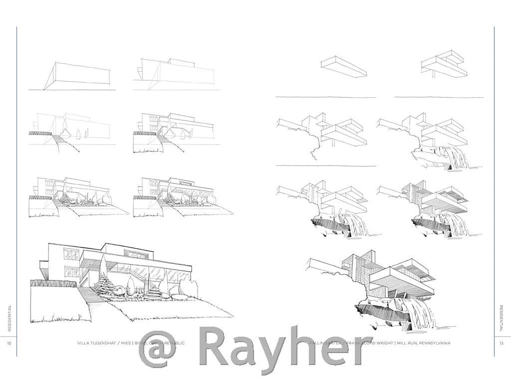 Libro Draw Like an Artist: 100 Buildings& Architectural Forms