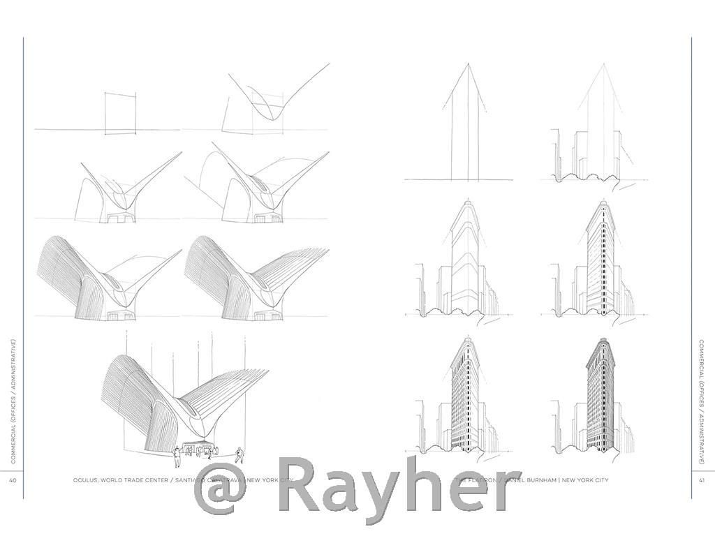 Libro Draw Like an Artist: 100 Buildings& Architectural Forms