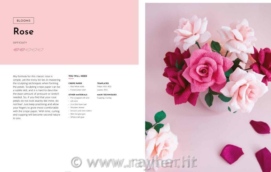 Libro Knjiga Crepe Paper Blooms, Bugs &Butterflies