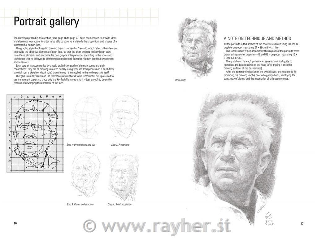 Book Drawing People Using Grids