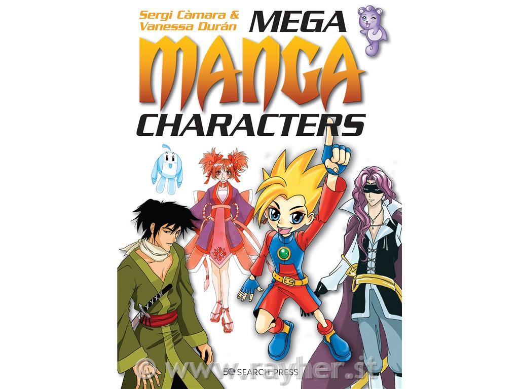 Libro Mega Manga Characters