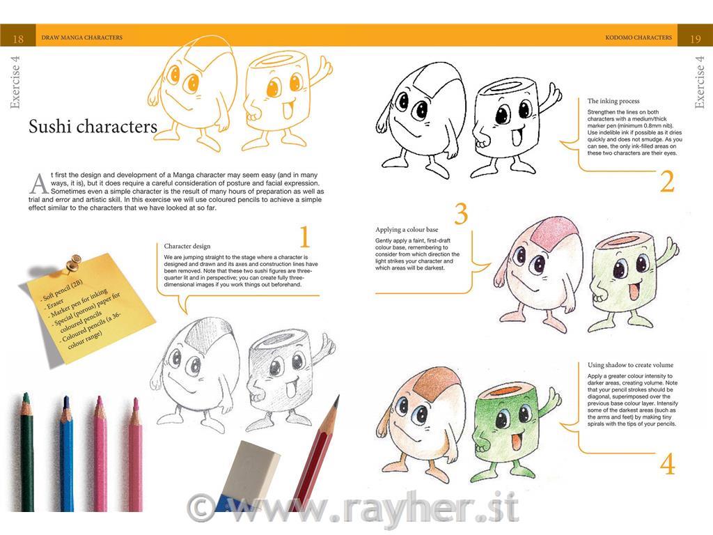 Libro Mega Manga Characters