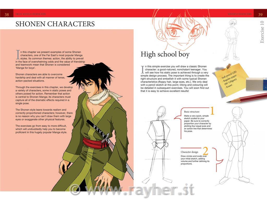 Libro Mega Manga Characters