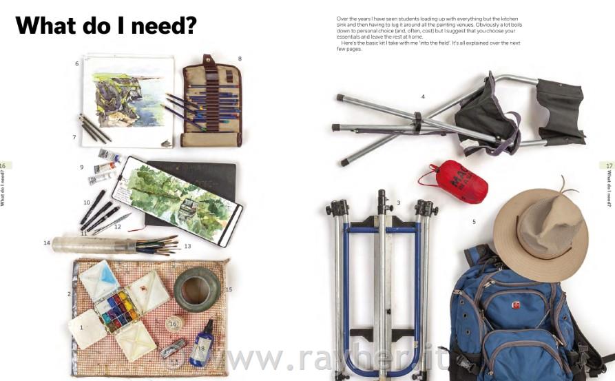 Knjiga Sketching Outdoors