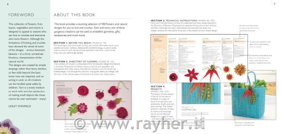 Knjiga 100 Flowers to Knit & Crochet