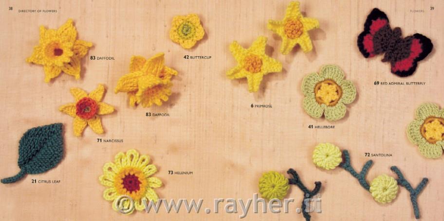 Knjiga 100 Flowers to Knit & Crochet