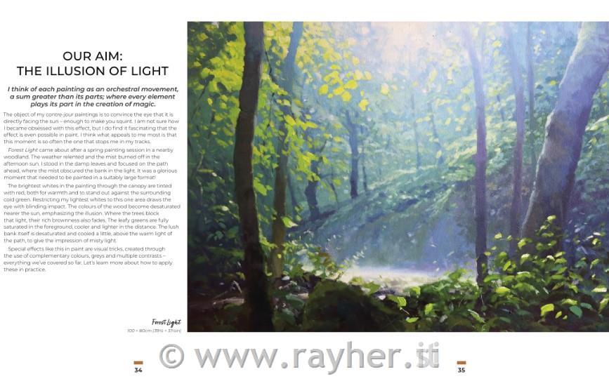 Book Painting into the Light