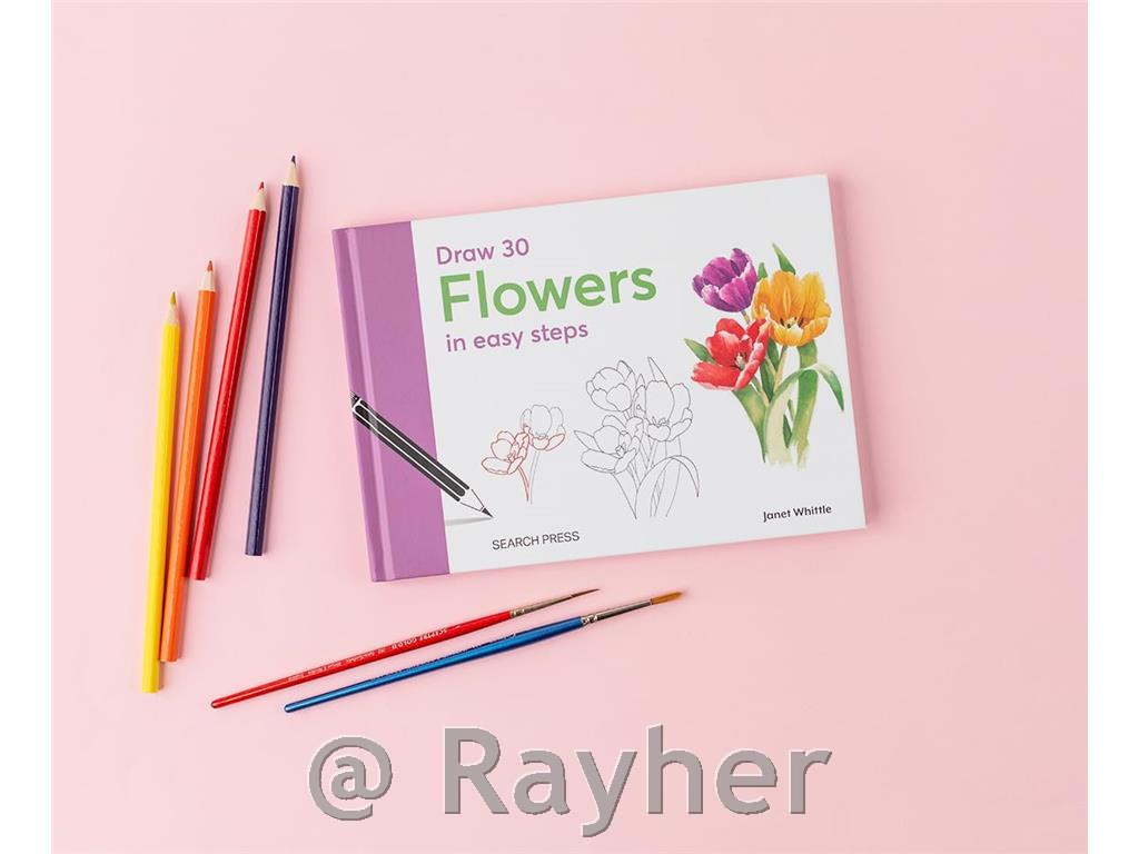 Libro Draw 30: Flowers