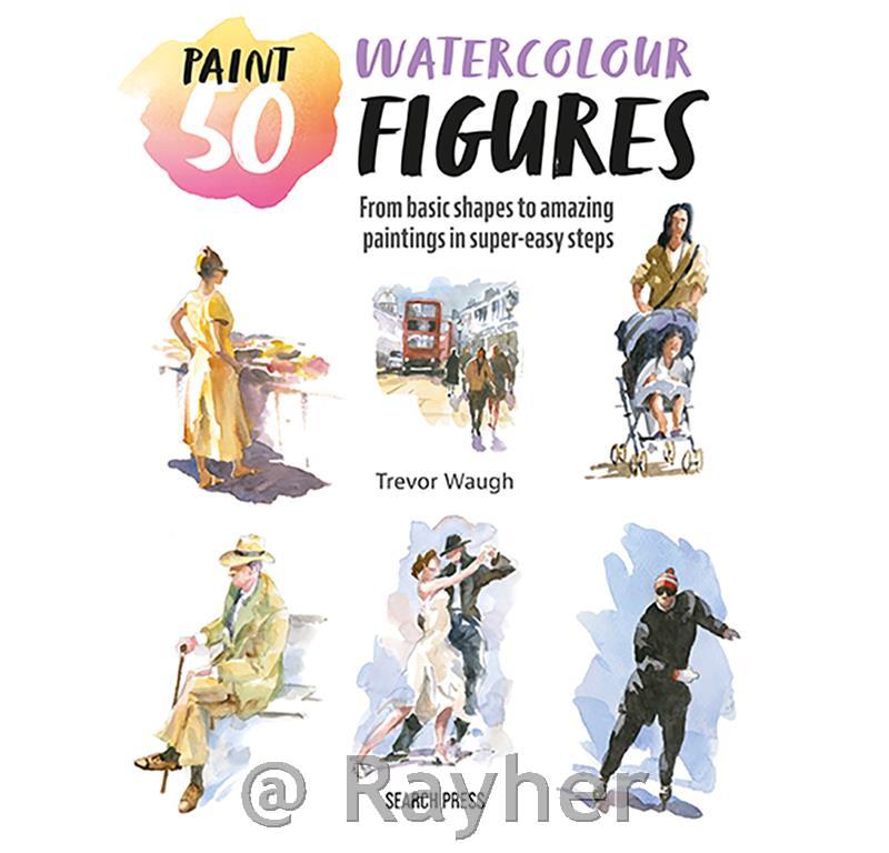 Libro Paint 50: Watercolour Figures