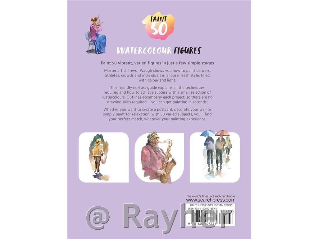 Libro Paint 50: Watercolour Figures