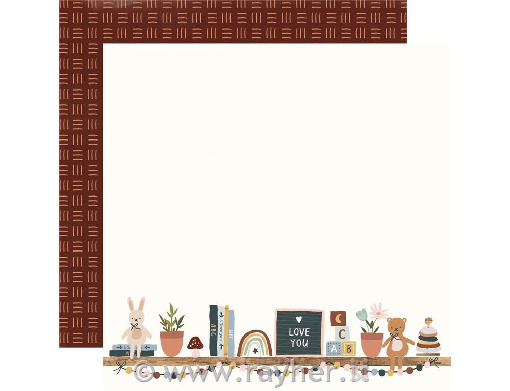 Carta scrapbook Little One