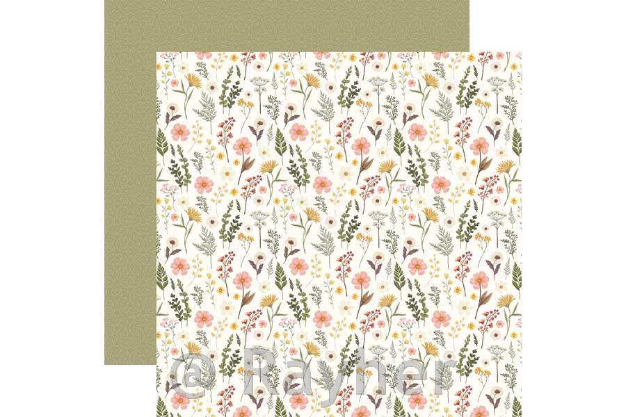 Carta scrapbooking Pressed Floral Be Bol