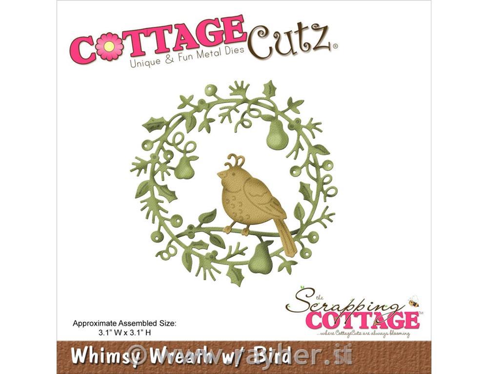 Fustella CottageCutz, Uccello in ghirlan