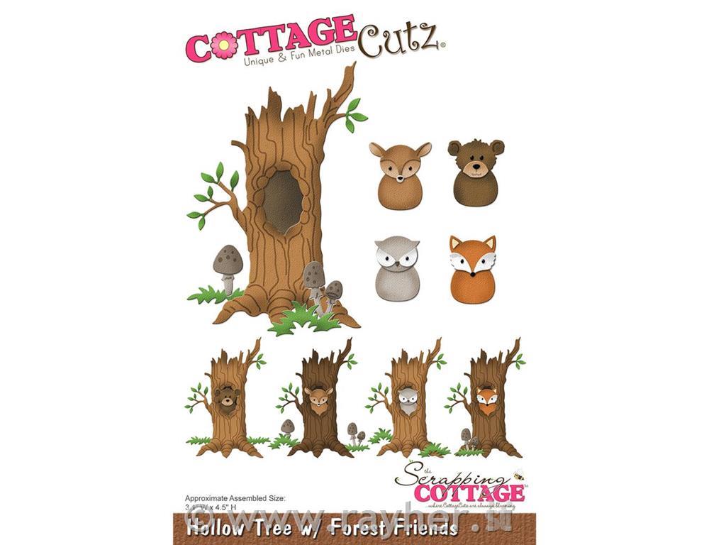 Fustella CottageCutz, Hollow tree&Forest