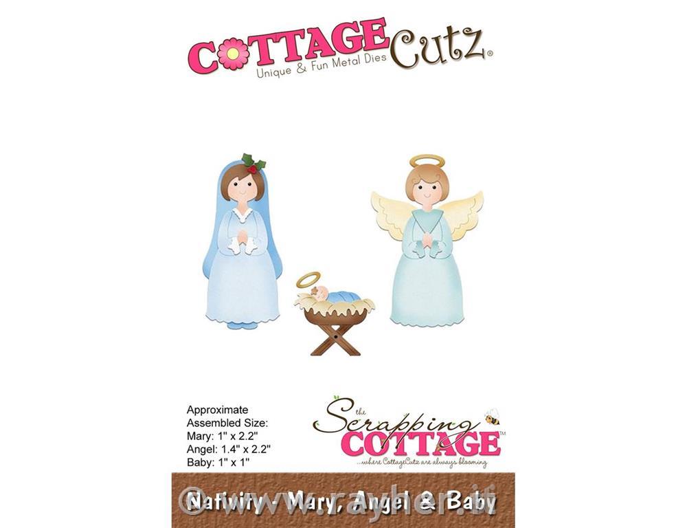 Fustella CottageCutzMaria, Angelo e Bambino