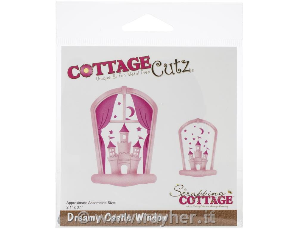 Šablona CottageCutz,Dreamy Castle Window