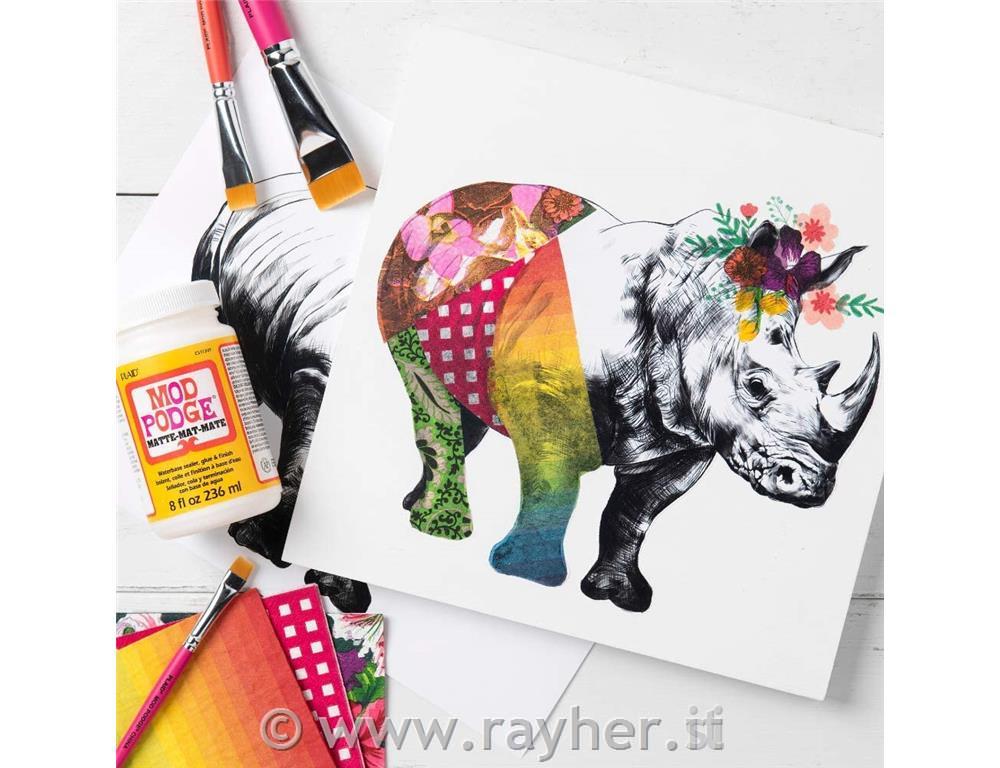 Lepilo in lak MOD PODGE, nesvetleč, 236ml