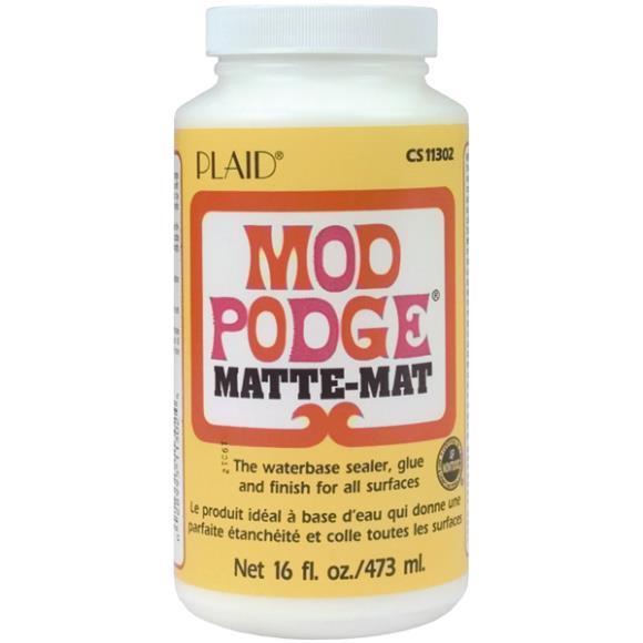 Mod Podge lak in lepilo, mat, 473 ml